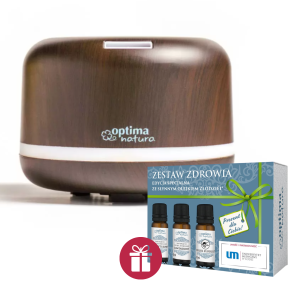 OPTIMA NATURA Dyfuzor Ultradźwiękowy Coffee + ZESTAW 3 Olejków