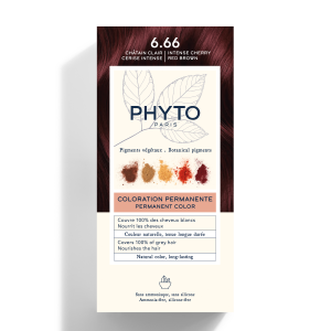 PHYTO Farba Do Włosów PHYTOCOLOR 6.66 Intensywny Wiśniowo-Czerwony Brąz