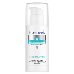 PHARMACERIS A SENSI-RELASTINE Peptydowy krem napinająco-ujędrniający SPF 30 - 50 ml