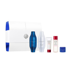 Shiseido Bio-Performance Skin Filler Deluxe zestaw serum do twarzy 2x30ml + pianka oczyszczająca do twarzy 15ml + lotion do twarzy 30ml + krem do twar