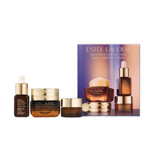Estée Lauder Brighter Eyes Start Here Advanced Night Repair zestaw krem-żel pod oczy 15ml + krem-żel pod oczy 5ml + przeciwzmarszczkowe serum do twarz