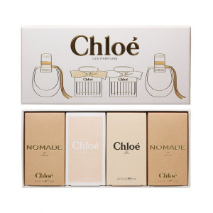 Chloe Les Parfums zestaw Nomade woda toaletowa 5ml + Rose Tangerine woda toaletowa 5ml+ Chloe woda perfumowana 5ml+ Nomade woda perfumowana 5ml