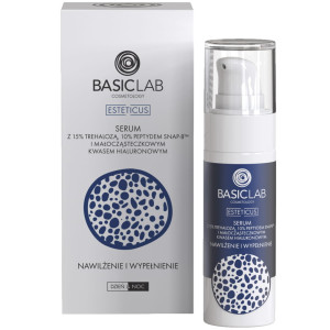 BasicLab Cosmetology ESTETICUS Serum z Trehalozą 15% i 10% Peptydem Nawilżenie i Wypełnienie - 30 ml