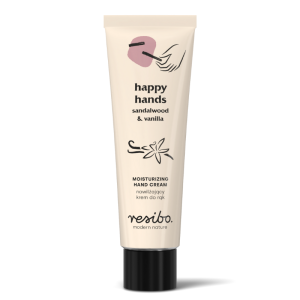 Resibo HAPPY HANDS sandalwood & vanilla - naturalny krem do rąk - 50ml