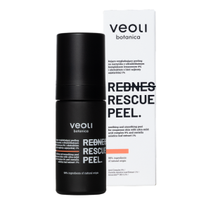 VEOLI BOTANICA REDNESS RESCUE PEEL kojąco-wygładzający peeling na naczynka z ultradelikatnym kompleksem kwasowym 9% i ekstraktem z liści wąkroty azjat
