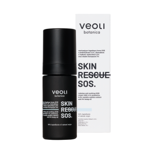 VEOLI BOTANICA SKIN RESCUE SOS wyciszająco- łagodzący krem SOS z prebiotykami 0,1%, ekstraktem z wąkroty azjatyckiej 0,2% oraz olejem konopnym 5% 30 m