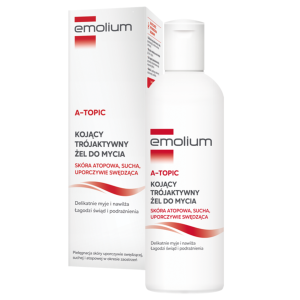 EMOLIUM A-TOPIC Kojący Trójaktywny Żel Do Mycia - 200ml