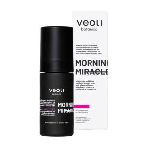 VEOLI BOTANICA MORNING MIRACLE rozświetlająco-liftingujący, senolityczny krem do twarzy na dzień z oligopeptydami 3%, ekstraktem z kwiatu lotosu 2% or