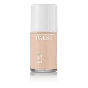 PAESE Long Cover Fluid podkład kryjący o przedłużonej trwałości 01 Jasny Beż 30ml