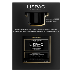 LIERAC PREMIUM KREM JEDWABISTY + REFILL - 50ml+50ml