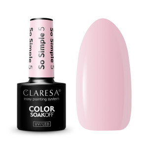 Claresa Color Soak Off UV/LED So Simple lakier hybrydowy 5 5g
