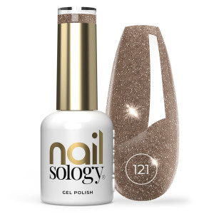 Clavier Nailsology lakier hybrydowy z brokatem 121 Rose Goddess 8ml