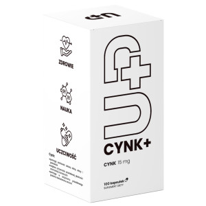 UP Health Pharma Cynk+ 15mg suplement diety 100 kapsułek