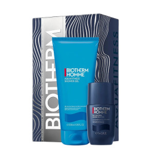 BIOTHERM SET (Homme Aquafitness Shower GEL + DEO Roll-On ) dezodorant 200 ml