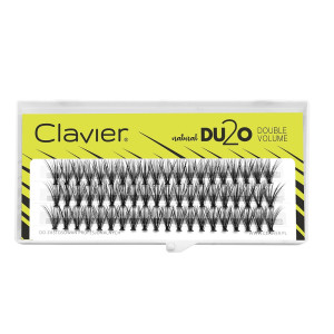 Clavier DU2O Double Volume kępki rzęs 14mm