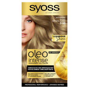 Syoss Oleo Intense farba do włosów trwale koloryzująca z olejkami 7-10 Naturalny Blond