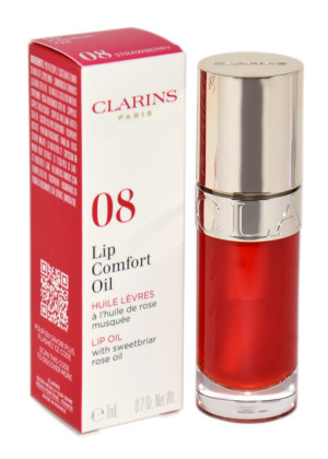 CLARINS LIP Comfort OIL 08 Strawberry kosmetyk do ust 7 ml