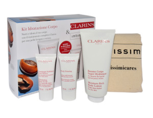 CLARINS SET (Body Lotion + Exfoliating BODY Scrub + BODY Firming ) balsam do ciała 200 ml