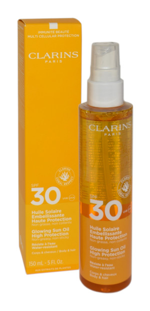 CLARINS SUN CARE BODY OIL Spf30 produkt kosmetyczny 150 ml
