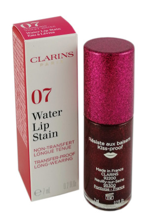 CLARINS WATER LIP STAIN 07 VIOLET WATER 7ML