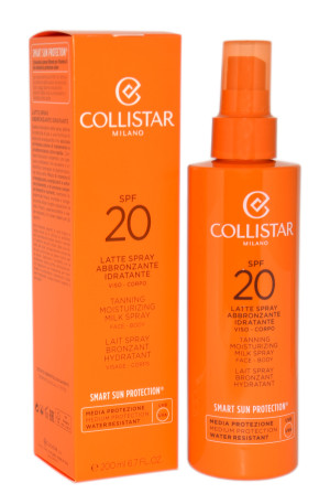 COLLISTAR TANNING MOISTURIZING MILK SPRAY SPF 20 200ML