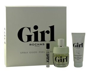 ROCHAS SET (Girl + Travel Spray + BODY Lotion ) woda toaletowa spray 100 ml