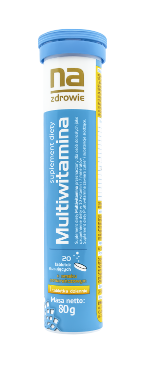 NA ZDROWIE Multiwitamina - 20 Tabletek Musujących