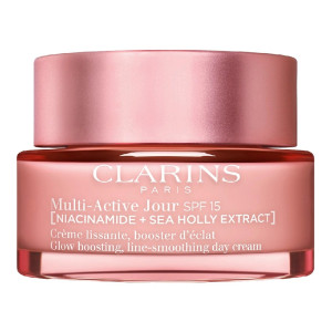 CLARINS Multi-Active Creme JOUR SPF 15 GLOW Boosting Line-Smoothing DAY Cream krem pielęgnacyjny 50 ml