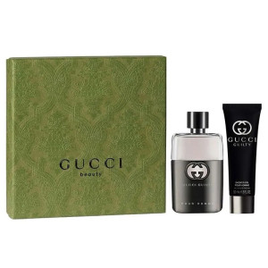 GUCCI SET (Guilty POUR Homme + Shower GEL ) woda toaletowa spray męskie 50 ml