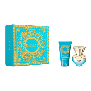 VERSACE SET (Dylan Turquoise + Perfumed BODY GEL ) woda toaletowa spray 30 ml