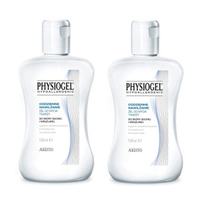 Physiogel Codzienne Nawilżanie żel do mycia twarzy do skóry suchej i wrażliwej 2x150ml