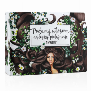 Anwen Podaruj Włosom Najlepszą Pielęgnację zestaw Hair Me More szampon do włosów 200ml + Nothing Sili maska do włosów 200ml + Happy Ends serum na końc