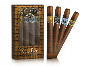 Cuba Original Cuba Prestige zestaw Classic woda toaletowa spray 35ml + Black woda toaletowa spray 35ml + Platinum woda toaletowa spray 35ml + Legacy w