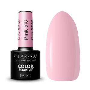 Claresa Soak Off UV/LED Pink lakier hybrydowy 510 5g