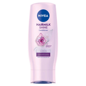 Nivea Hairmilk Natural Shine łagodna odżywka wyzwalająca blask włosów 200ml