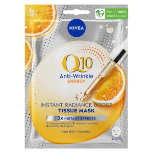 Nivea Q10 Plus C 10-minutowa maska w płachcie 1szt