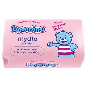 Bambino Mydło z lanoliną dla niemowląt i i dzieci 90g