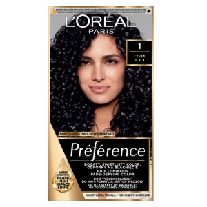 L'Oreal Paris Preference farba do włosów 1 Napoli Czerń