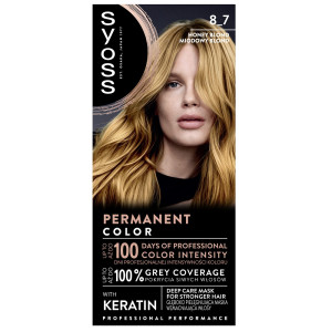 Syoss Permanent Coloration farba do włosów trwale koloryzująca 8_7 Miodowy Blond