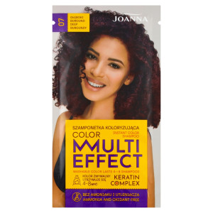 Joanna Multi Effect szamponetka koloryzująca 07 Głęboki Burgund 35g