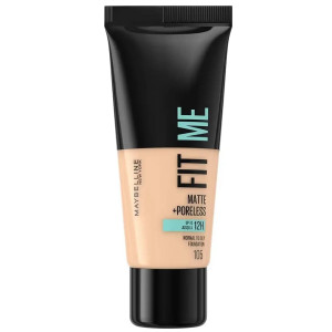 Maybelline Fit Me Matte & Poreless Foundation matujący podkład do twarzy 105 Natural Ivory 30ml