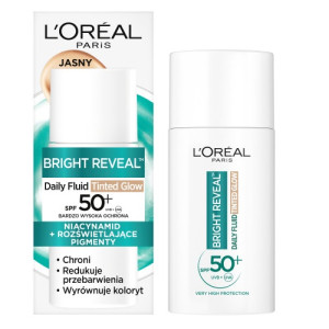 L'Oreal Paris Bright Reveal fluid redukujący przebarwienia z SPF50+ Odcień Jasny 50ml