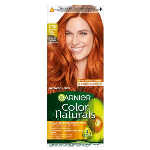 Garnier Color Naturals Creme krem koloryzujący do włosów 7.40 Miedziany Blond