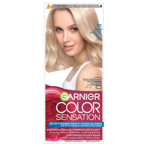 Garnier Color Sensation krem koloryzujący do włosów 111 Srebrny Superjasny Blond