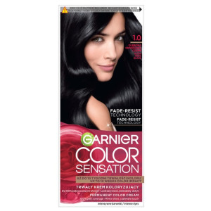 Garnier Color Sensation krem koloryzujący do włosów 1.0 Głęboka Onyksowa Czerń