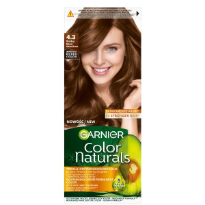 Garnier Color Naturals Creme krem koloryzujący do włosów 4.3 Naturalny Złoty Brąz