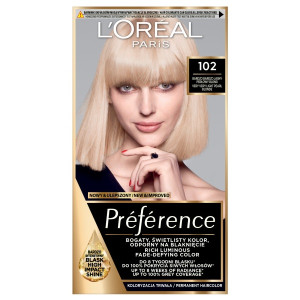L'Oreal Paris Preference farba do włosów 102 Bardzo Jasny Blond Perłowy