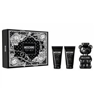Moschino Toy Boy zestaw woda perfumowana spray 50ml + żel pod prysznic 50ml + balsam po goleniu 50ml