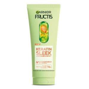 Garnier Fructis Keratin Sleek odżywka do włosów suchych i puszących się 200ml