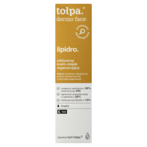 TOŁPA Dermo Face Lipidro Odżywczy Krem - Olejek Regenerujący Bogaty, Noc - 40 ml